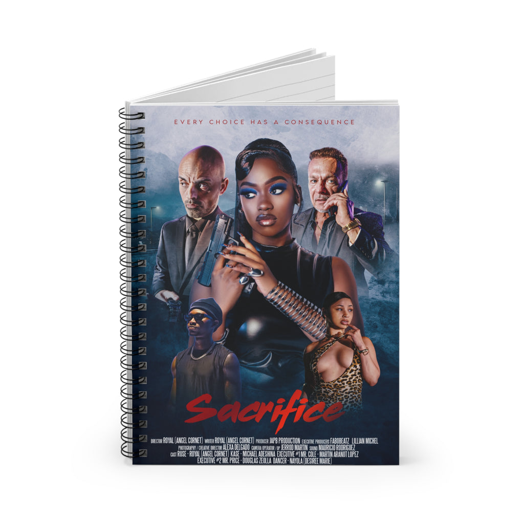 Sacrifice Movie Poster Spiral Notebook