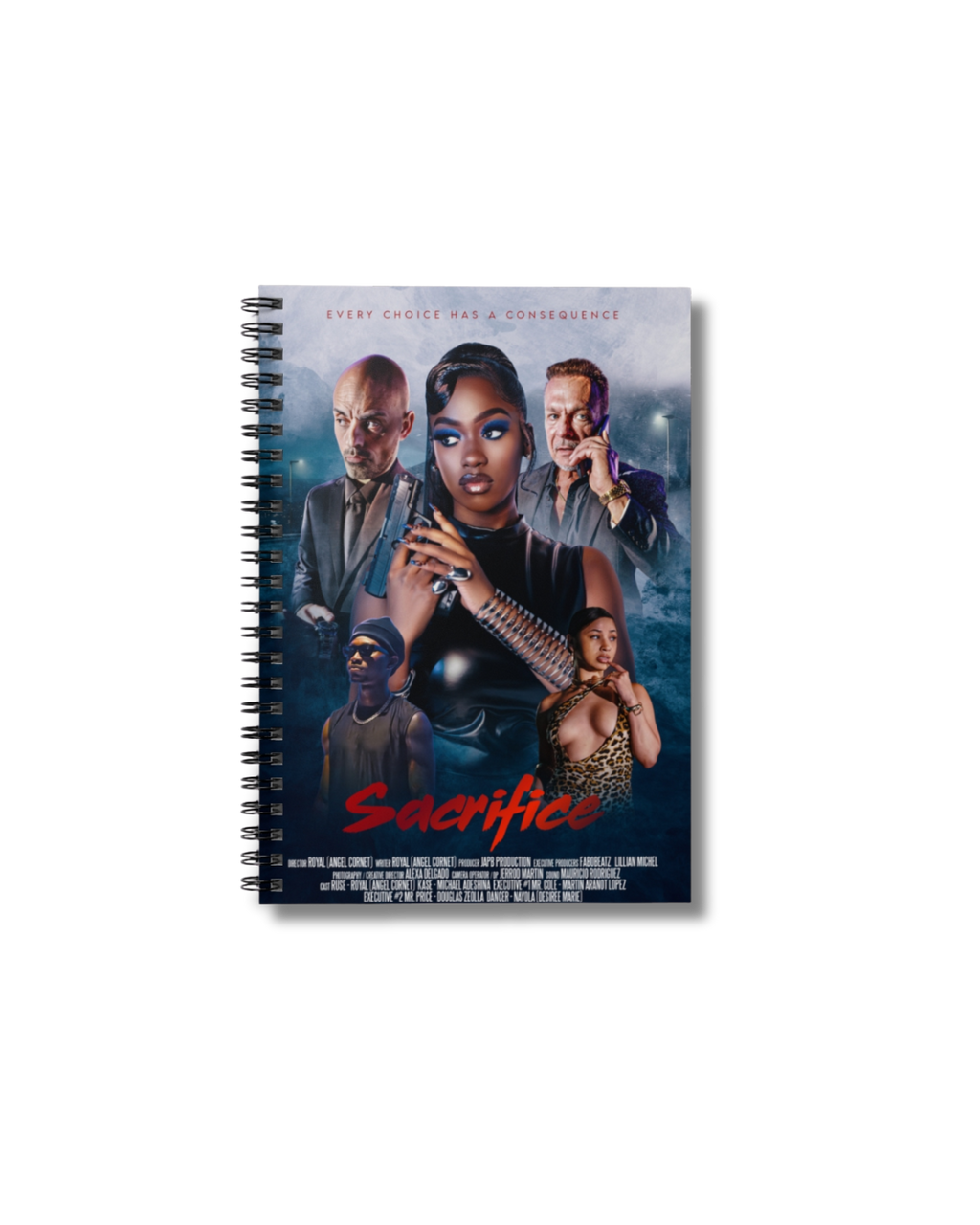 Sacrifice Movie Poster Spiral Notebook