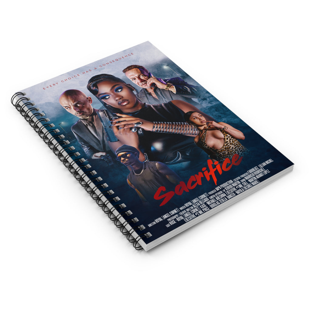Sacrifice Movie Poster Spiral Notebook