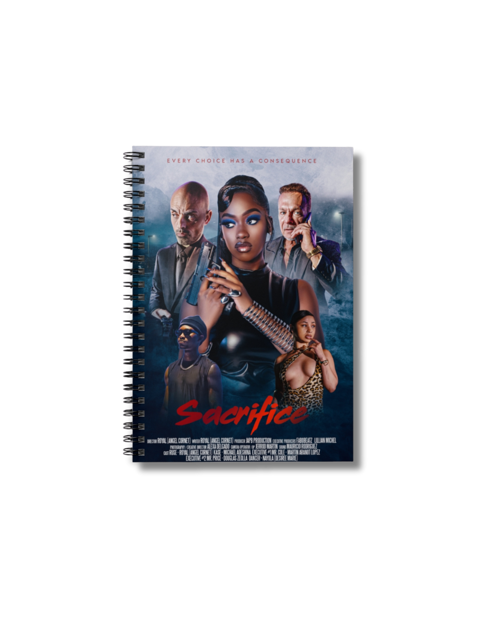 Sacrifice Movie Poster Spiral Notebook